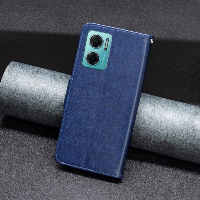 Bild 4,  Xiaomi Redmi 10 5G Fodral Butterfly Mörk Blå - Teknikhallen.se