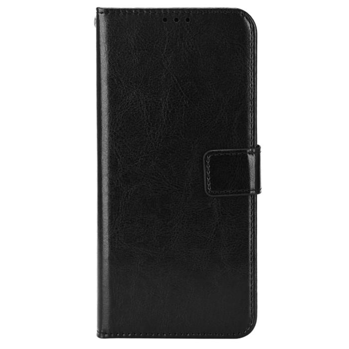 Bild 5,  Xiaomi 12T / 12T Pro Fodral Crazy Horse Läder Svart - Teknikhallen.se