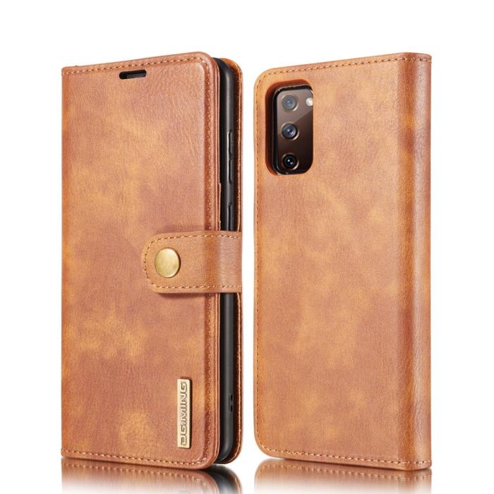 Bild 2, DG.MING Samsung Galaxy S20 FE - DG.MING 2in1 Magnet Fodral - Brun - Teknikhallen.se