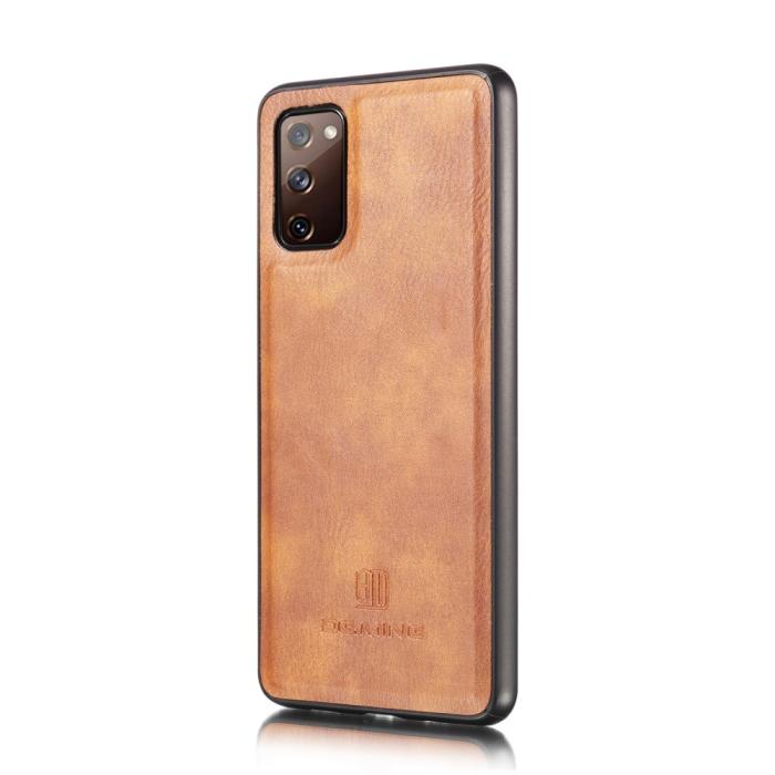 Bild 5, DG.MING Samsung Galaxy S20 FE - DG.MING 2in1 Magnet Fodral - Brun - Teknikhallen.se