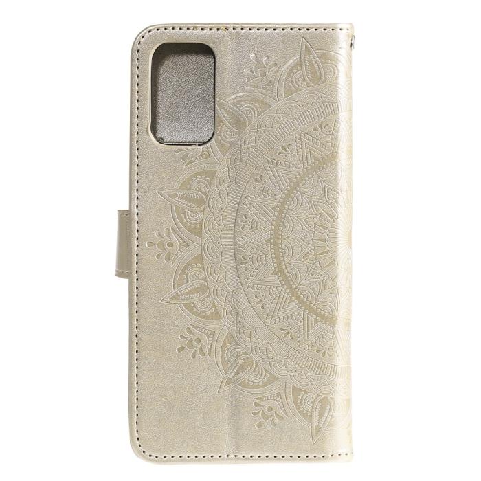 Bild 3,  Samsung Galaxy S20 FE - Mandala Fodral - Guld - Teknikhallen.se