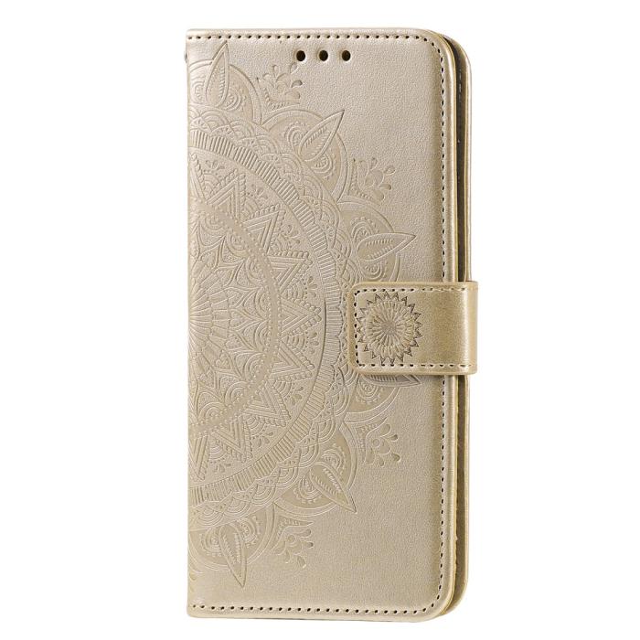 Bild 4,  Samsung Galaxy S20 FE - Mandala Fodral - Guld - Teknikhallen.se