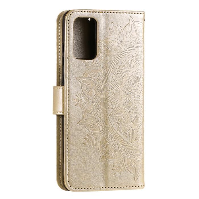 Bild 5,  Samsung Galaxy S20 FE - Mandala Fodral - Guld - Teknikhallen.se