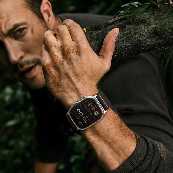 Bild 5, Tech-Protect Tech-Protect Apple Watch 42/44/45/46/49 mm Armband Nylon Slip - Teknikhallen.se