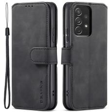 DG.MING DG.MING Samsung Galaxy A53 5G Fodral Retro L&auml;der Svart - Teknikhallen.se