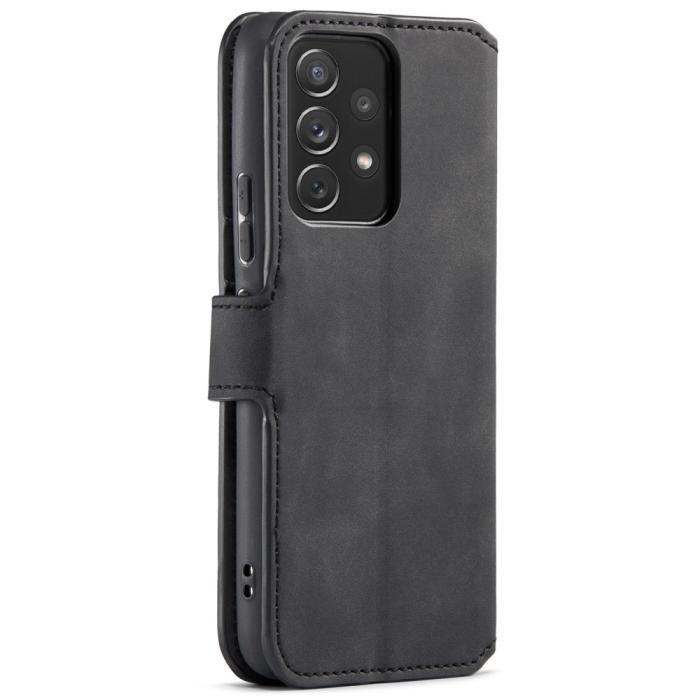 Bild 3, DG.MING DG.MING Samsung Galaxy A53 5G Fodral Retro Läder Svart - Teknikhallen.se