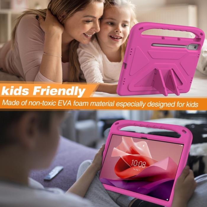 Bild 4,  Lenovo Tab P12 Skal EVA För Barn Rosa - Teknikhallen.se