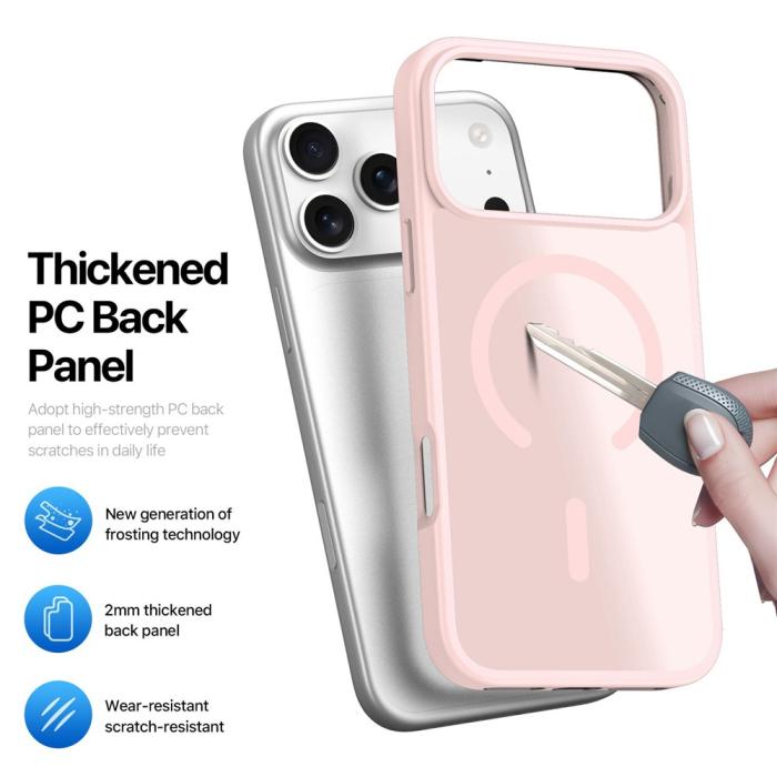 Bild 6, DUX DUCIS DUX DUCIS iPhone 17 Pro Max Skal MagSafe Yind Series Rosa - Teknikhallen.se