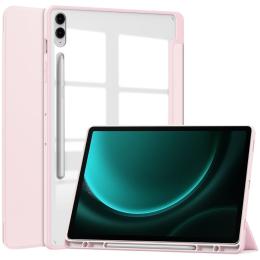  Galaxy Tab S9 FE Plus Fodral Hybrid Pennhållare Rosa - Teknikhallen.se