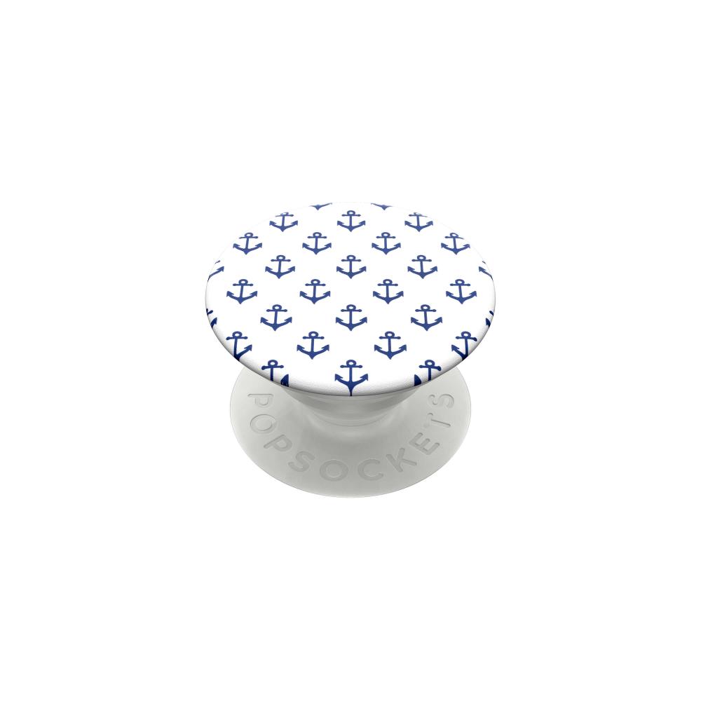 PopSockets PopSockets Avtagbart Grip med Ställfunktion Anchors Away White - Teknikhallen.se