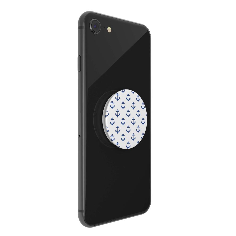 PopSockets PopSockets Avtagbart Grip med Ställfunktion Anchors Away White - Teknikhallen.se