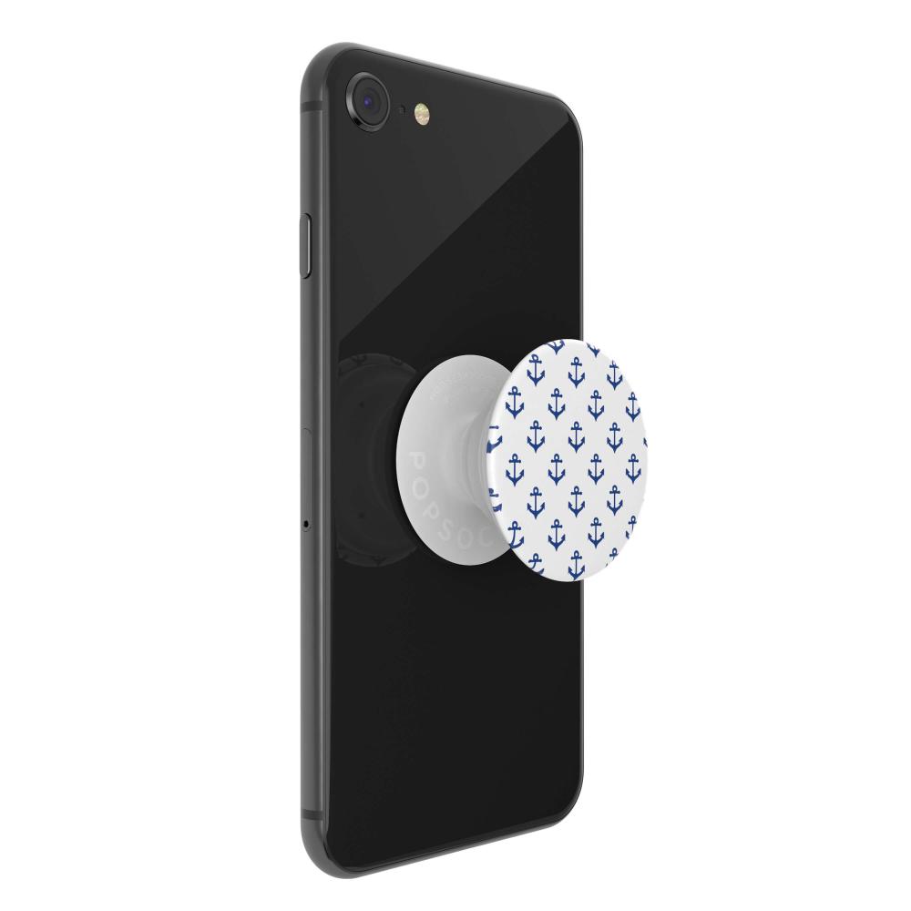 PopSockets PopSockets Avtagbart Grip med Ställfunktion Anchors Away White - Teknikhallen.se