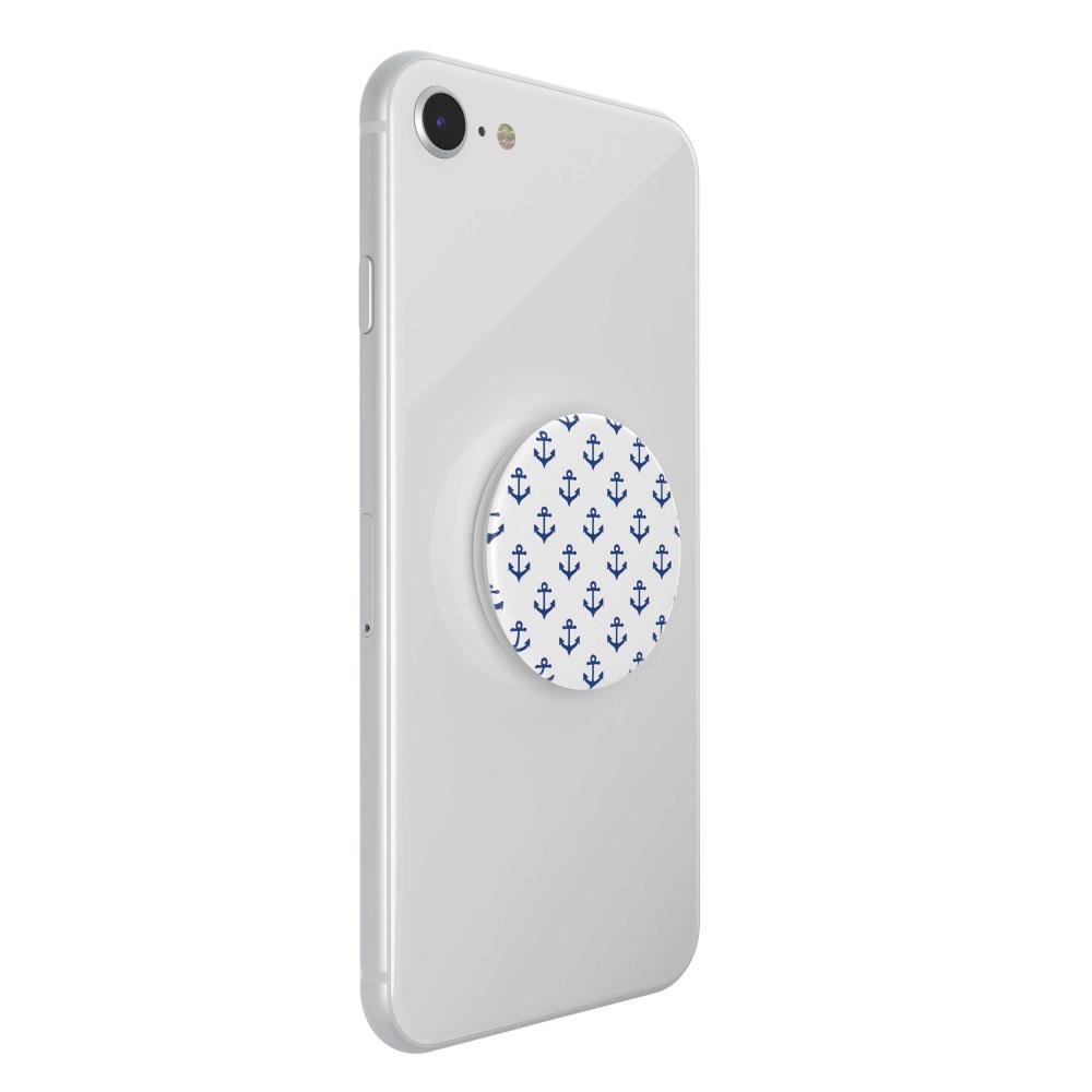 PopSockets PopSockets Avtagbart Grip med Ställfunktion Anchors Away White - Teknikhallen.se