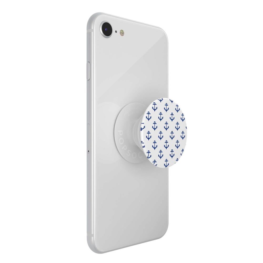 PopSockets PopSockets Avtagbart Grip med Ställfunktion Anchors Away White - Teknikhallen.se