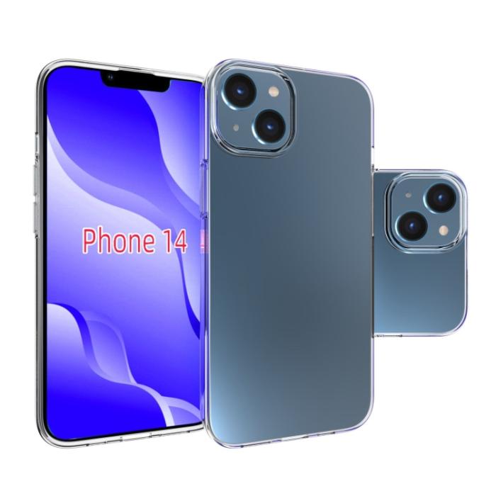 Bild 5,  iPhone 14 Plus Skal Transparent TPU - Teknikhallen.se