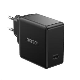 Choetech Choetech 60W USB-C PD Väggladdare Snabbladdning Svart - Teknikhallen.se