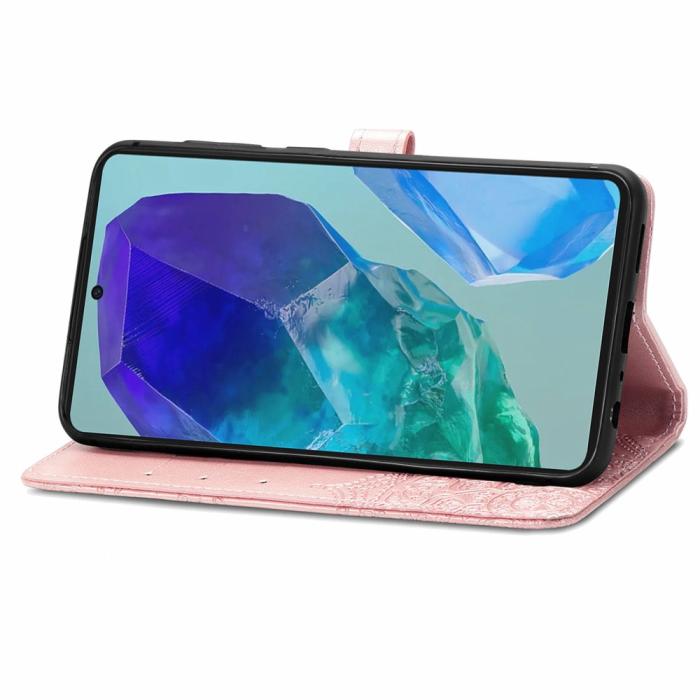 Bild 3,  Samsung Galaxy A16 Fodral Med Mandala Tryck Roséguld - Teknikhallen.se