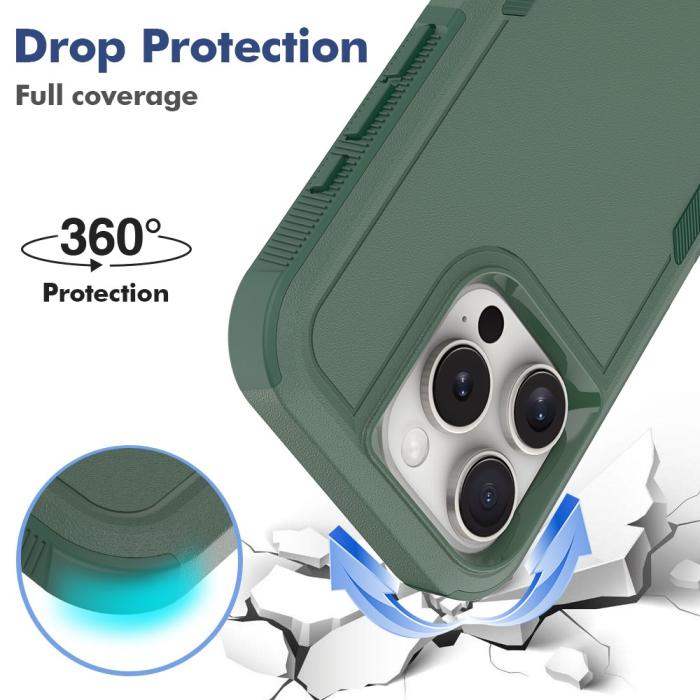 Bild 3,  iPhone 16 Pro Skal Extreme Shockproof Grön - Teknikhallen.se