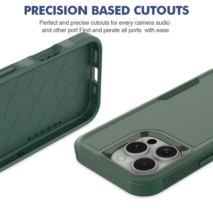 Bild 5,  iPhone 16 Pro Skal Extreme Shockproof Grön - Teknikhallen.se