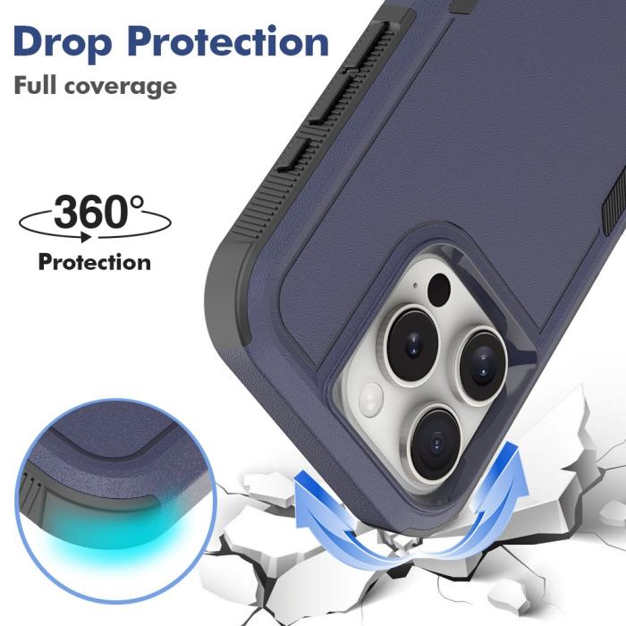 Bild 3,  iPhone 16 Pro Skal Extreme Shockproof Mörk Blå - Teknikhallen.se