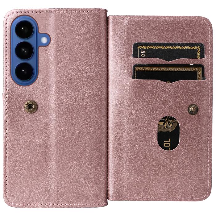 Bild 2,  Samsung Galaxy S26 Fodral Multifunktionellt Roséguld - Teknikhallen.se
