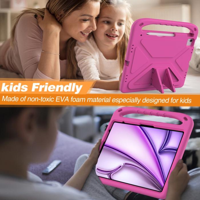 Bild 4,  iPad Pro 13 2026-2024/Air 13 2026-2024 Skal EVA Kickstand Rosa - Teknikhallen.se