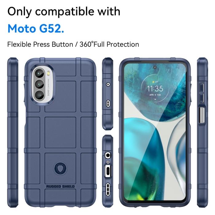 Bild 2,  Motorola Moto G52/G82 Skal Robust Blå - Teknikhallen.se