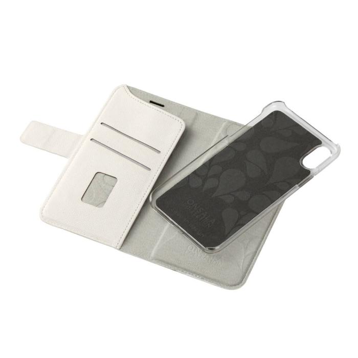 Bild 3, Onsala ONSALA iPhone X / XS 2in1 Magnet Fodral / Skal Saffiano White - Teknikhallen.se