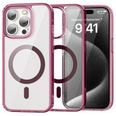 ColorPop ColorPop iPhone 15 Pro Max Skal CH MagSafe Transparent/R&ouml;d - Teknikhallen.se