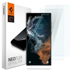 Spigen Spigen Samsung Galaxy S22 Ultra 2-PACK NeoFlex Sk&auml;rmskydd - Teknikhallen.se