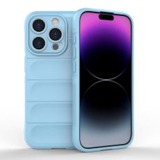  iPhone 15 Pro Skal Magic Shield Ljus Bl&aring; - Teknikhallen.se