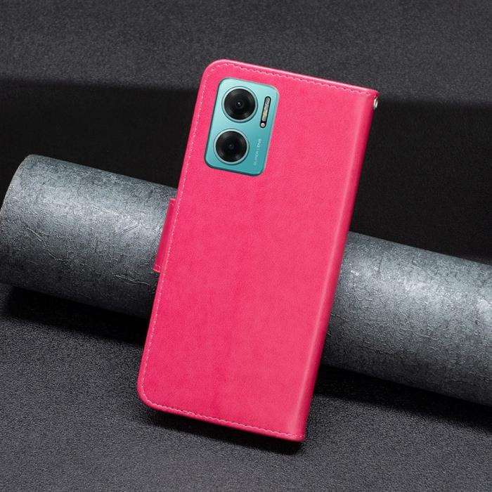 Bild 4,  Xiaomi Redmi 10 5G Fodral Butterfly Rosa - Teknikhallen.se