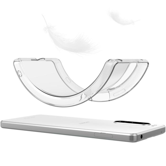 Bild 3,  Sony Xperia 5 IV Skal Transparent TPU - Teknikhallen.se