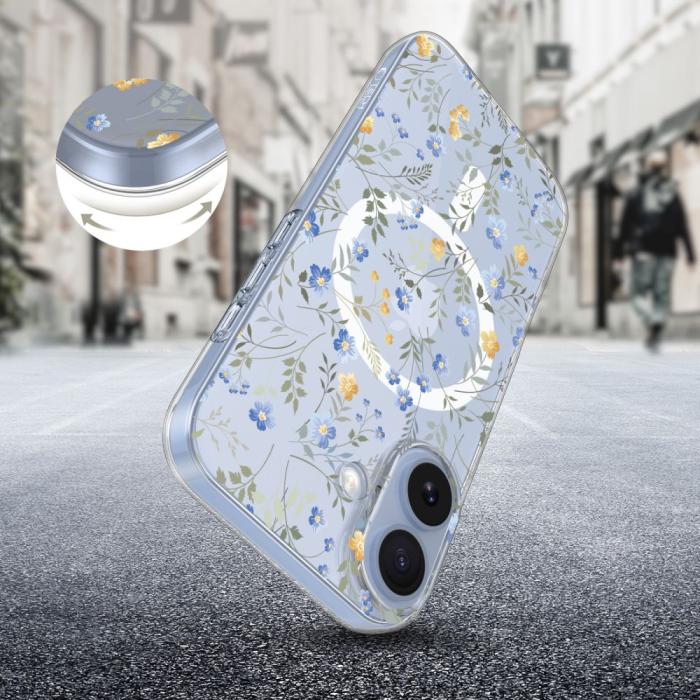 Bild 2, Tech-Protect Tech-Protect iPhone 17 Skal MagSafe FlexAir Spring Flowers - Teknikhallen.se