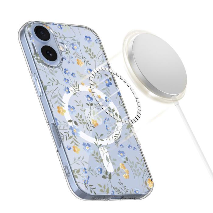 Bild 3, Tech-Protect Tech-Protect iPhone 17 Skal MagSafe FlexAir Spring Flowers - Teknikhallen.se