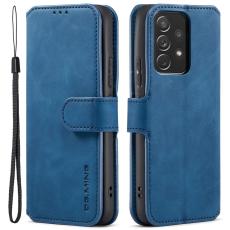 DG.MING DG.MING Samsung Galaxy A53 5G Fodral Retro L&auml;der Bl&aring; - Teknikhallen.se