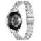  Galaxy Watch FE 40 mm Armband Metall Bling Silver - Teknikhallen.se