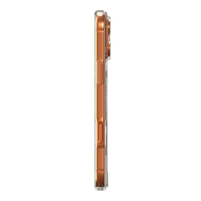 Bild 4, Spigen Spigen iPhone 17 Pro Max Skal MagSafe Ultra Hybrid Transparent/Orange - Teknikhallen.se