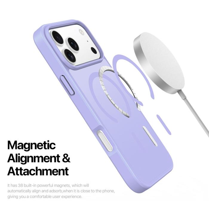 Bild 5, DUX DUCIS DUX DUCIS iPhone 17 Pro Max Skal MagSafe Yind Series Lila - Teknikhallen.se
