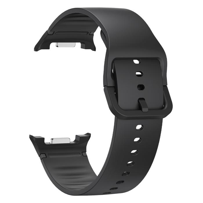 Bild 2, KALEBOL KALEBOL Galaxy Watch 8 46/44/40 mm Armband Silikon Svart - Teknikhallen.se