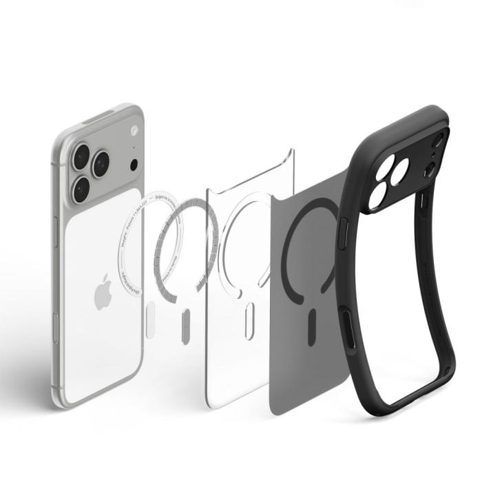 Bild 4, Spigen Spigen iPhone 18 Pro / 17 Pro Skal MagSafe Ultra Svart - Teknikhallen.se