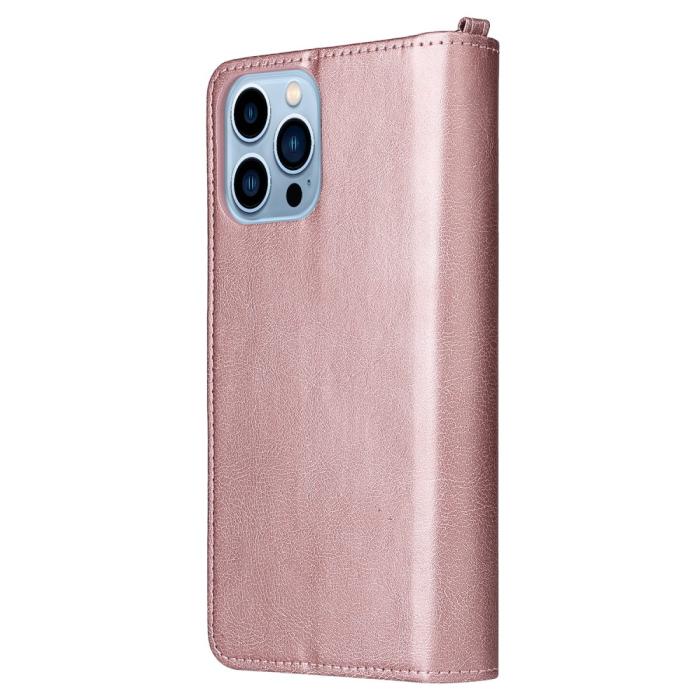 Bild 3,  iPhone 13 Pro Max Fodral/Skal 2in1 Magnet Multifunktionellt Roséguld - Teknikhallen.se