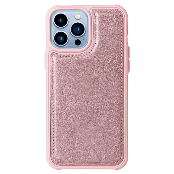Bild 5,  iPhone 13 Pro Max Fodral/Skal 2in1 Magnet Multifunktionellt Roséguld - Teknikhallen.se