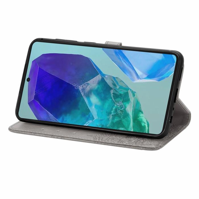 Bild 3,  Samsung Galaxy A16 Fodral Med Mandala Tryck Grå - Teknikhallen.se