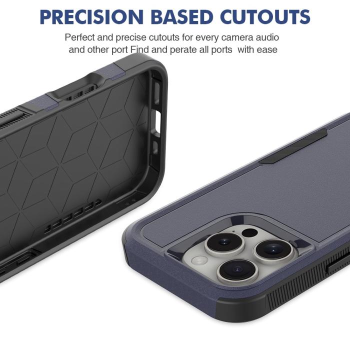 Bild 5,  iPhone 16 Pro Skal Extreme Shockproof Mörk Blå - Teknikhallen.se