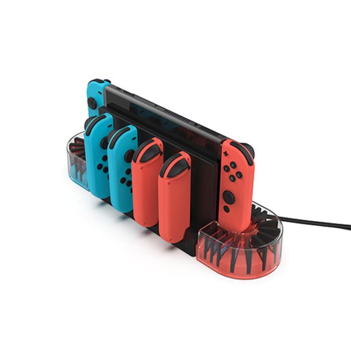 Bild 2, KJH KJH Nintendo Switch/OLED Laddningsställ U-Formad - Teknikhallen.se
