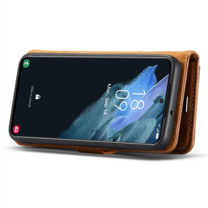 Bild 3, DG.MING DG.MING Galaxy S24 2in1 Magnet Fodral / Skal Brun - Teknikhallen.se