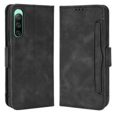  Sony Xperia 10 V Fodral Med Avtagbart Kortfodral Svart - Teknikhallen.se
