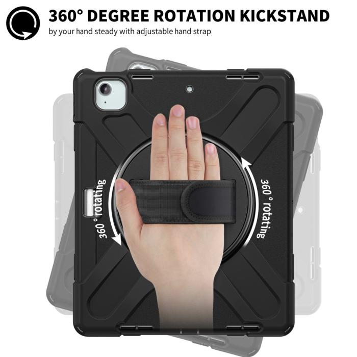 Bild 3,  iPad Air 13 2026-2024/Pro 12.9 2022-2020/2018 360 Skal Kickstand - Teknikhallen.se