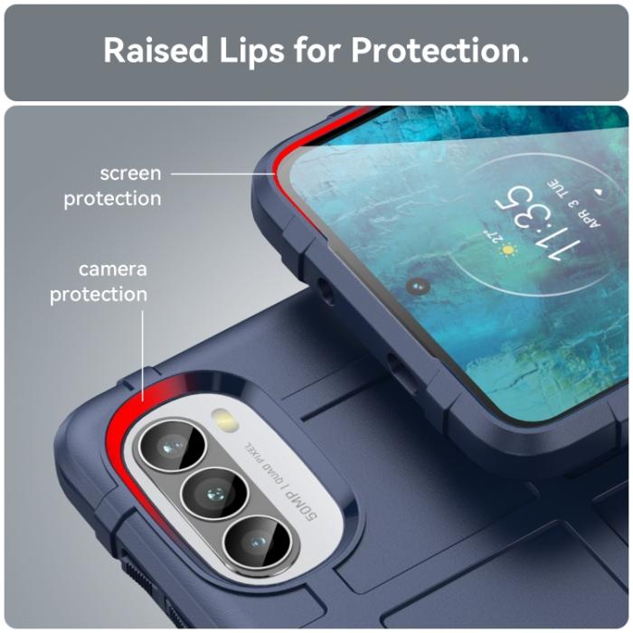 Bild 6,  Motorola Moto G52/G82 Skal Robust Blå - Teknikhallen.se